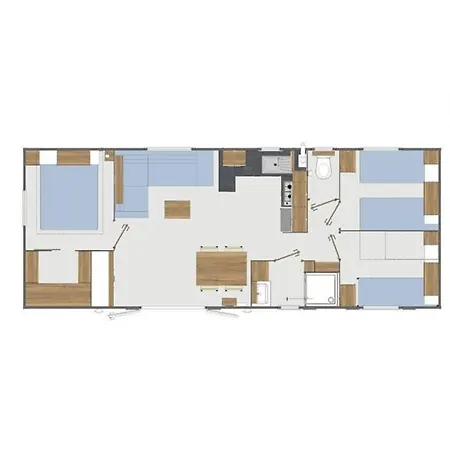 Mobil Confort ++ Clim 6/8 Pers Proche Plage Ronce - Charentes Maritimes Parque de Campismo La Tremblade